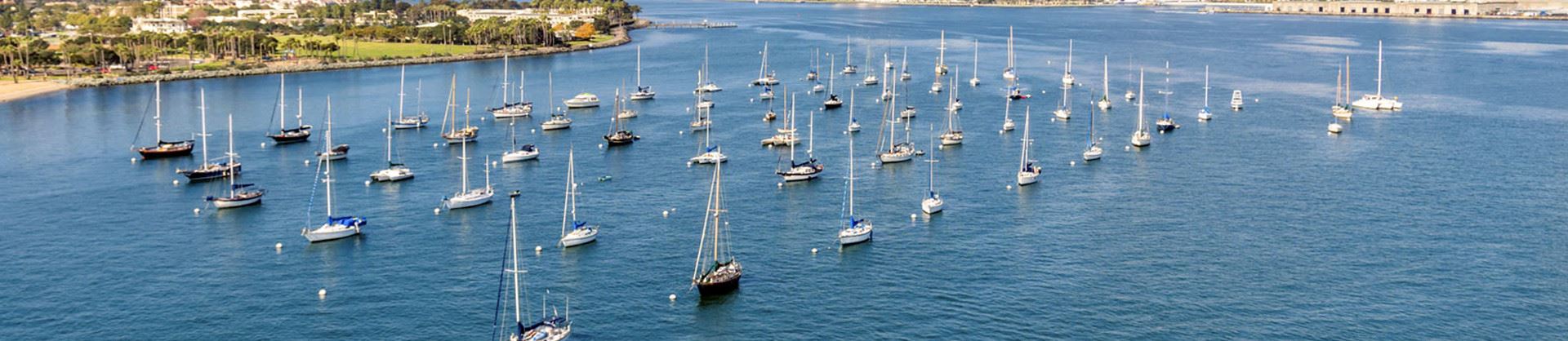 San Diego Harbor with Boats