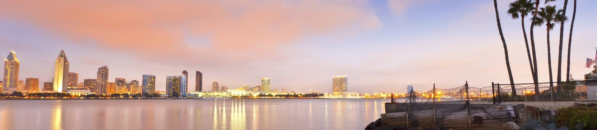 San Diego Coastline at Sunset